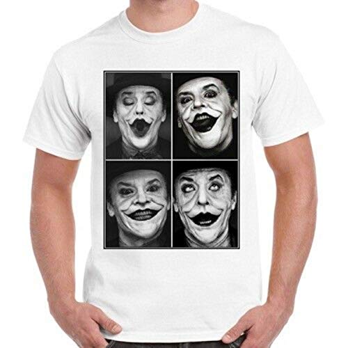 Jack Nicholson Joker Batman Cool Art Vintage Retro T Shirt,Men (Unisex),S