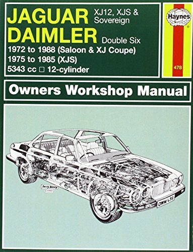 Jaguar XJ12, XJS & Sovereign; Daimler Double Six (72 - 88) Haynes Repair Manual (Haynes Service and Repair Manuals) by Anon (2014-02-17)