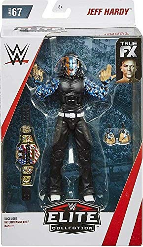Jeff Hardy WWE Elite Figura Lucha Libre Mattel Serie 67