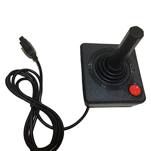 Joystick, Botones De Arcade Joystick, Control De Juego Clásico De Joystick Analógico 3D con Un Botón De Funcionamiento Y Un Joystick De Cuatro Direcciones, para Todos Los Sistemas Atari 2600 Joystick, Botones De Arcade Joystick, Control De Juego Clásico De Joystick Analógico 3D con Un Botón De Funcionamiento Y Un Joystick De Cuatro Direcciones, para Todos Los Sistemas Atari 2600