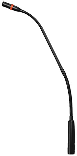 JTS Micrófono de Cuello de Cisne electret GM-5212L con LED y caracteristicas de supernier, micrófono de Conferencia para transmisiones, conferencias y Otras transmisiones de Voz, Color Negro