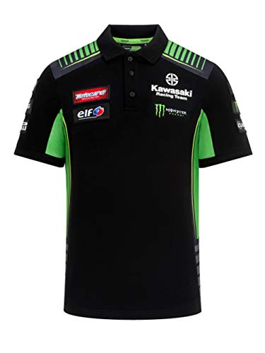 Kawasaki Racing Team Polo - Réplica - Negro - S