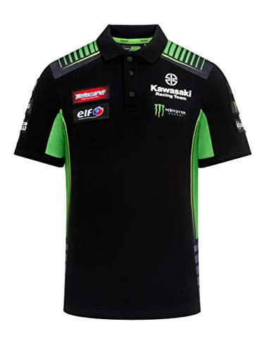 Kawasaki Racing Team Polo - Réplica - Negro - S Kawasaki Racing Team Polo - Réplica - Negro - S