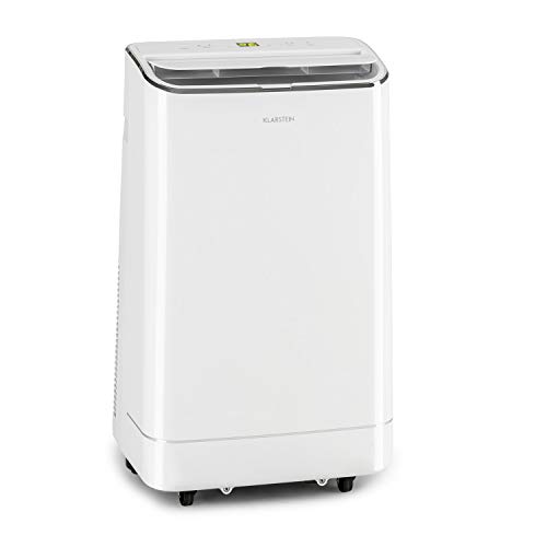 KLARSTEIN Iceblock - Aire Acondicionado portátil, 3 en 1, Enfriamiento, Deshumidificación, Ventilación, Potencia 12.000 BTU, EEC A, 16-30 °C, 3 potencias, Caudal 400 m³/h, Mando a Distancia, Blanco KLARSTEIN Iceblock - Aire Acondicionado portátil, 3 en 1, Enfriamiento, Deshumidificación, Ventilación, Potencia 12.000 BTU, EEC A, 16-30 °C, 3 potencias, Caudal 400 m³/h, Mando a Distancia, Blanco