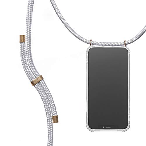 KNOK Funda con Cuerda para Samsung Galaxy S9 Plus - Funda Colgante para movil Carcasa - Colgar movil Cuello Funda con Correa Colgante con Cordon para Llevar en el Cuello