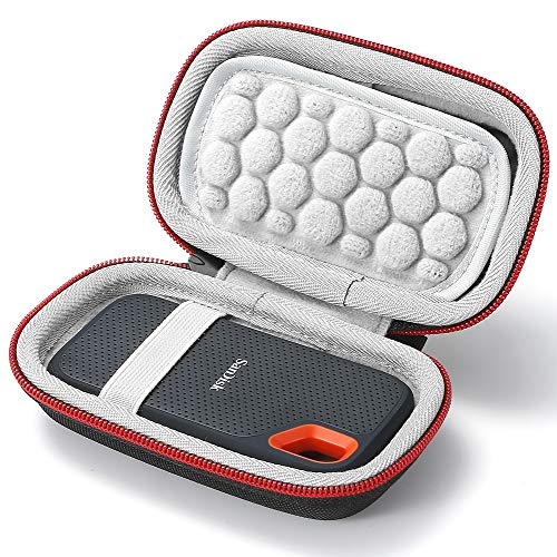 L3 Tech Estuche rígido para SanDisk SSD portátil SDSSDE60 de 250GB / 500GB / 1TB / 2TB, Bolsa de Almacenamiento portátil - Negro L3 Tech Estuche rígido para SanDisk SSD portátil SDSSDE60 de 250GB / 500GB / 1TB / 2TB, Bolsa de Almacenamiento portátil - Negro