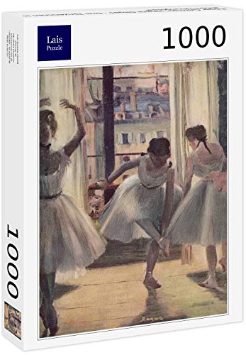 Lais Puzzle Edgar Germain Hilaire Degas - Tres Bailarines en una Sala de Ejercicios 1000 Piezas