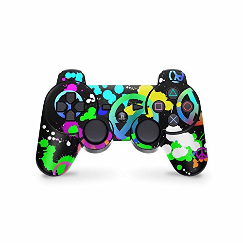 Lámina protectora adhesiva para mando de PS3, Sony Playstation 3 Controller Skin, distintos modelos, Unity Peace Signs Lámina protectora adhesiva para mando de PS3, Sony Playstation 3 Controller Skin, distintos modelos, Unity Peace Signs