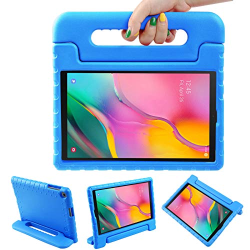 LEADSTAR Funda para Samsung Galaxy Tab A 10.1 2019, Ligero y Super Protective Antichoque EVA Estuche Protector Diseñar Especialmente Manija Caso con Soporte para los Niños, SM-T510 / T515 (Azul)