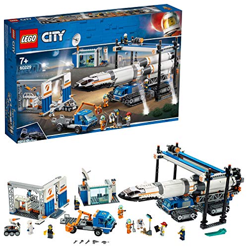 LEGO City Space - Ensamblaje y Transporte del Cohete, Juguete de Nave Espacial de Construcción Inspirado en la NASA con Vehículos y Astronautas para Niños y Niñas a Partir de 7 Años (60229) LEGO City Space - Ensamblaje y Transporte del Cohete, Juguete de Nave Espacial de Construcción Inspirado en la NASA con Vehículos y Astronautas para Niños y Niñas a Partir de 7 Años (60229)