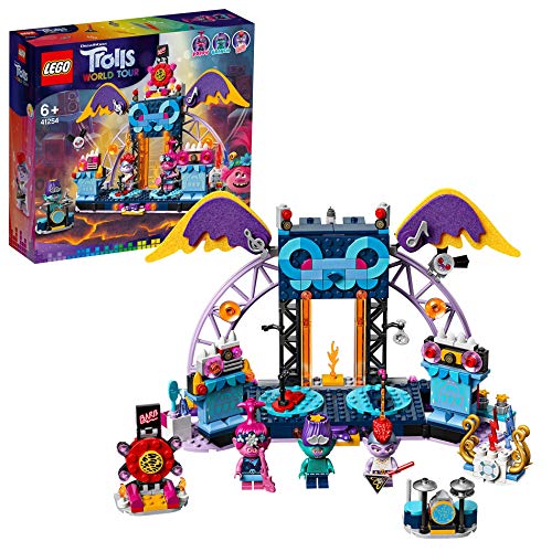 LEGO Trolls - Concierto en Volcano Rock City, Juguete de Construcción con Escenario y Minifiguras de Poppy, Branch y Barb, Incluye Guitarras de Juguete, a Partir de 6 Años (41254) LEGO Trolls - Concierto en Volcano Rock City, Juguete de Construcción con Escenario y Minifiguras de Poppy, Branch y Barb, Incluye Guitarras de Juguete, a Partir de 6 Años (41254)