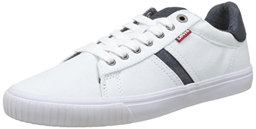 Levis Footwear and Accessories Skinner, Zapatillas para Hombre, Blanco (Regular White 51), 43 EU