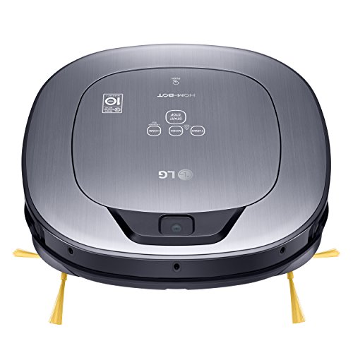 LG VR65710LVMP Hombot Turbo Serie 10 - robot aspirador programable con doble cámara, para casas con mascotas, niños y alfombras, color rojo LG VR65710LVMP Hombot Turbo Serie 10 - robot aspirador programable con doble cámara, para casas con mascotas, niños y alfombras, color rojo