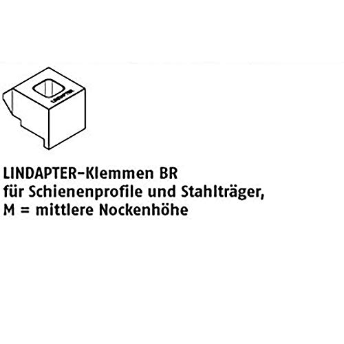 Lindapter BR ART 82048 GT BR 12 - Terminales de clip (metal galvanizado) galvanizado VE=S 1 pieza
