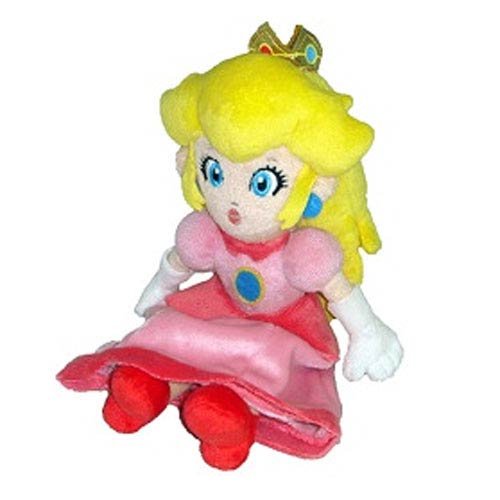 Little Buddy Toys Oficial Super Mario Peluche 8 "Princesa Peach