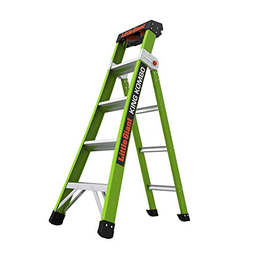 Little Giant Ladder Systems 13580-001 King Kombo Professional 5', verde Little Giant Ladder Systems 13580-001 King Kombo Professional 5', verde