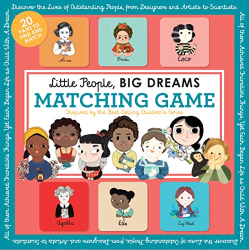 Little People Big Dreams Matching Game: Put your Brain to the Test with all the Girls of the Little People Big Dreams!: Put Your Brain to the Test ... of the Little People, BIG DREAMS Series!: 25