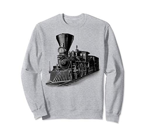 Locomotora Tren de vapor Locomotora ferroviaria Sudadera Locomotora Tren de vapor Locomotora ferroviaria Sudadera