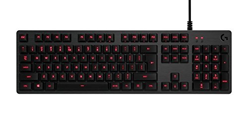 Logitech G413 Teclado Gaming Mecánico, Teclas Retroiluminadas, Teclas Romer-G Táctil, Aleación de Aluminio 5052, Personalizable, Conexión de Paso de USB, Disposición QWERTY Inglés, Carbón Logitech G413 Teclado Gaming Mecánico, Teclas Retroiluminadas, Teclas Romer-G Táctil, Aleación de Aluminio 5052, Personalizable, Conexión de Paso de USB, Disposición QWERTY Inglés, Carbón