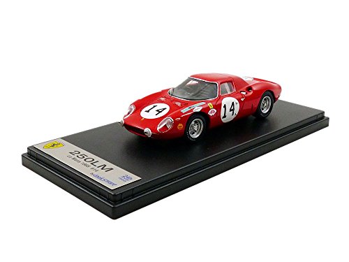 LOOKSMART – Ferrari 250 LM Le Mans 1968, lslm041, Rojo, en Miniatura (Escala 1/43