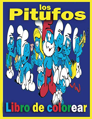 Los pitufos Libro de colorear: Contiene 50 dibujos de pitufos interesantes para niños de 3 a 8 años