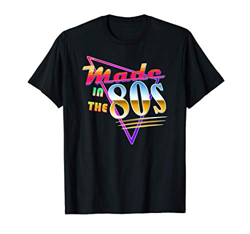 "Made in the 80s" Diseño Vaporwave. Nacido en los 80 Camiseta