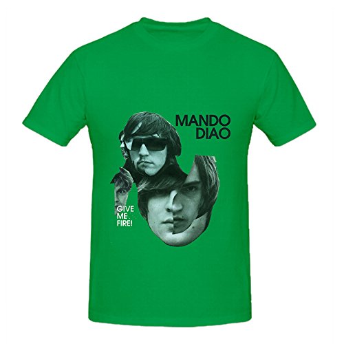 Mando Diao Give Me Fire Roll Men Crew Neck Cool tee Shirts XXX-Large