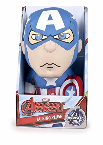 Marvel- Capitan America Peluche con sonidos (Famosa 760014301) , color/modelo surtido