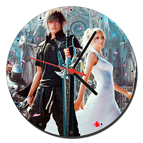 MasTazas Final Fantasy XV Reloj de Pared Wall Clock 20cm