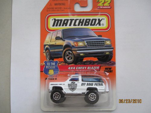 Matchbox 4x4 Chevy Blazer to The Rescue Series #22