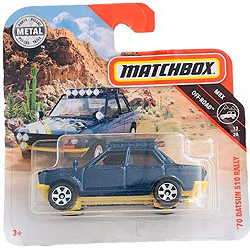Matchbox 70 Datsun 510 Rally 13/20 MBX Off-Road Short Card