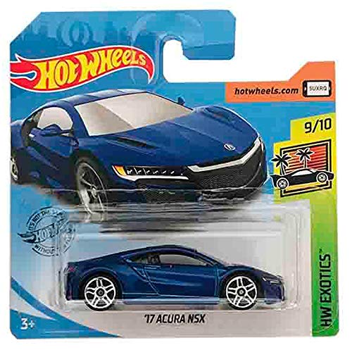 Mattel Cars Hot Wheels '17 Acura NSX HW Exotics 199/250 2019 Short Card