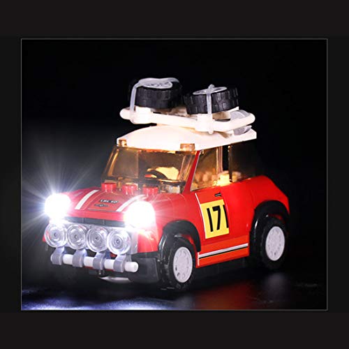 Mecotecn Kit de Luz LED para Lego Speed Champions 1967 Mini Cooper S Rally and 2018 Mini John Cooper Works Buggy 75894 (Modelo Lego No Incluido)