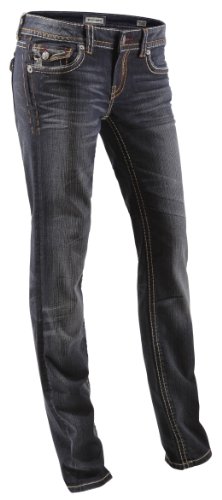 MEK W27/L34 New York - Pantalones vaqueros para mujer, color azul oscuro