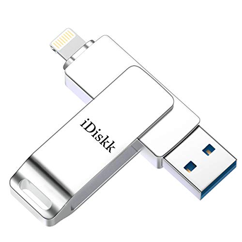 MFi IDiskk Lightning Photo Stick de 512 GB para iPhone, iPad Unidad Flash de Almacenamiento Externo Compatible con iPad, iPhone Mac y expansión de Memoria de computadora para iPhones