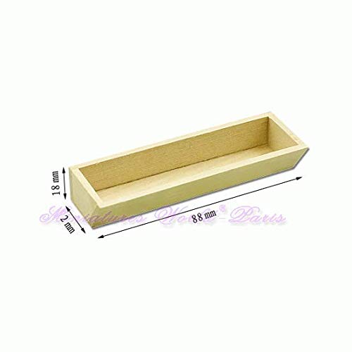 Miniatures World - Jardinera de Madera para Decoraciones en Miniatura y Casas de muñecas en Escala 1:12 Miniatures World - Jardinera de Madera para Decoraciones en Miniatura y Casas de muñecas en Escala 1:12