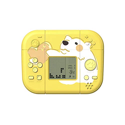 MIZUAN 3D Gameboy Tetris Consola De Juegos De Carga InaláMbrica Funda para Auriculares Funda Protectora De Silicona Suave para Airpods 1 2 Pro 3 Airpods1/2