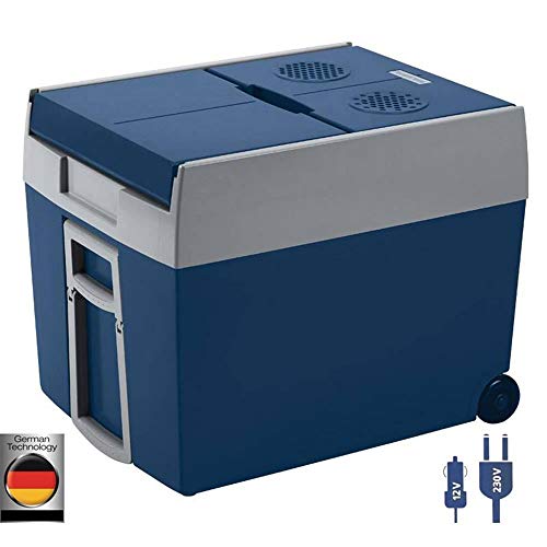 Mobicool W48 - Nevera termoeléctrica portátil, conexiones 12 / 230 V, Azul metálico, 48 Litros Mobicool W48 - Nevera termoeléctrica portátil, conexiones 12 / 230 V, Azul metálico, 48 Litros