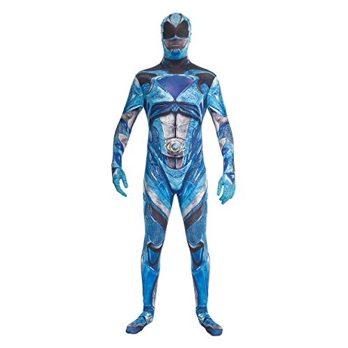 Morphsuits Disfraz de mlprmdblm 150 – 162 cm "oficial azul Deluxe película Power Ranger" disfraz (tamaño mediano) , color/modelo surtido