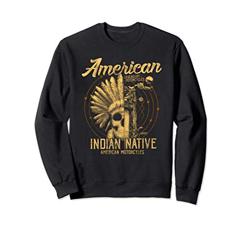 Motocicleta legendaria de los indios americanos Sudadera Motocicleta legendaria de los indios americanos Sudadera