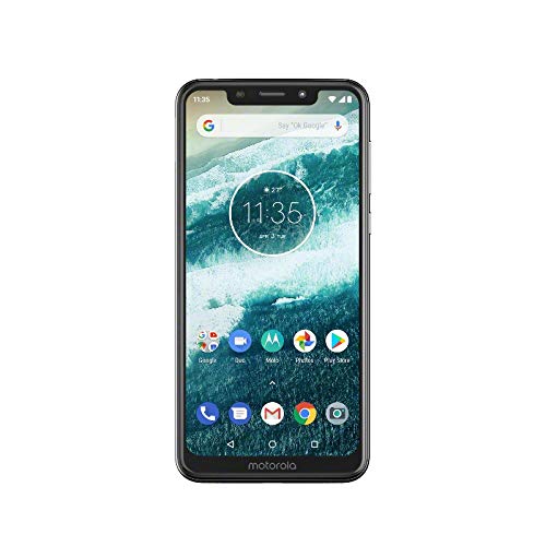 Motorola One - Smartphone Android One (pantalla de 5.9’’ ratio 19:9, cámara dual de 13 MP, 4 GB de RAM, 64 GB, Dual Sim), color blanco [Versión española]