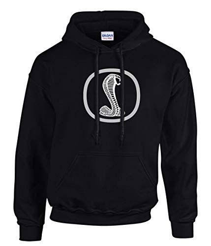 Mustang Ford Cobra-Shelby Hooded Sudaderas con Capucha Negro -3590 – SW