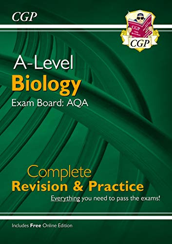 New A-Level Biology: AQA Year 1 & 2 Complete Revision & Practice with Online Edition (CGP A-Level Biology) (El embalaje puede variar)