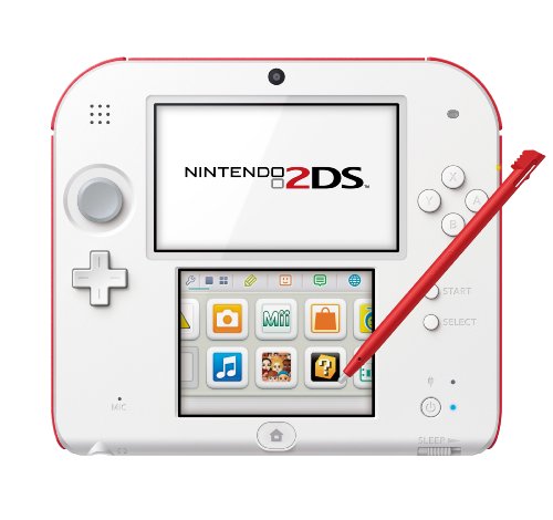 Nintendo 2DS - Consola, Color Blanco Y Rojo
