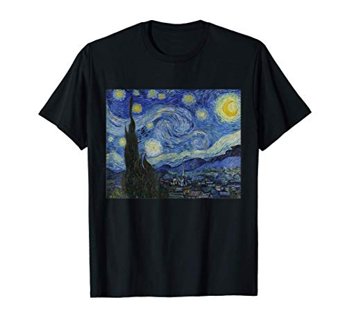 Noche estrellada de Vincent van Gogh | Pintura famosa Camiseta Noche estrellada de Vincent van Gogh | Pintura famosa Camiseta