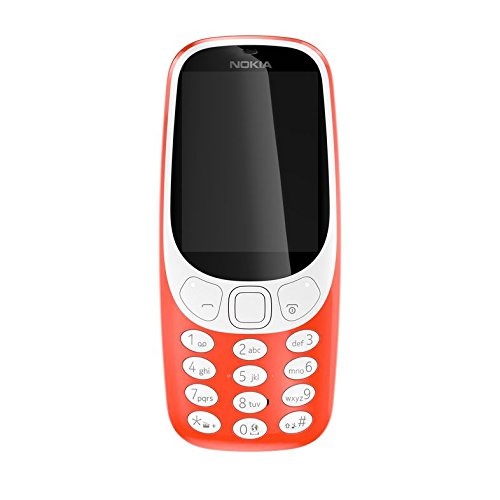 Nokia 3310 2.4" 79.6g Rojo Característica del teléfono - Teléfono móvil (Barra, SIM Doble, 6,1 cm (2.4"), 2 MP, 1200 mAh, Rojo)