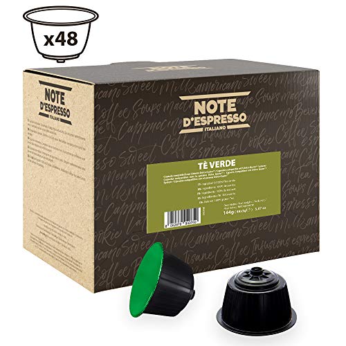 Note D'Espresso Cápsulas de Té Verde - 48 x 3 g, Total: 144 g