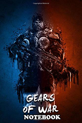 Notebook: Gears Of War , Journal for Writing, College Ruled Size 6" x 9", 110 Pages