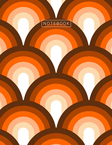 Notebook: Retro-Arches Composition Notebook - College Ruled 110 Pages - 8.5 x 11