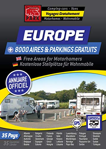 NOUVEAUTÉ ! Annuaire EUROPE des Aires & Parkings GRATUITS: Collection Noire "Voyagez Gratuitement en Europe" (French Edition)